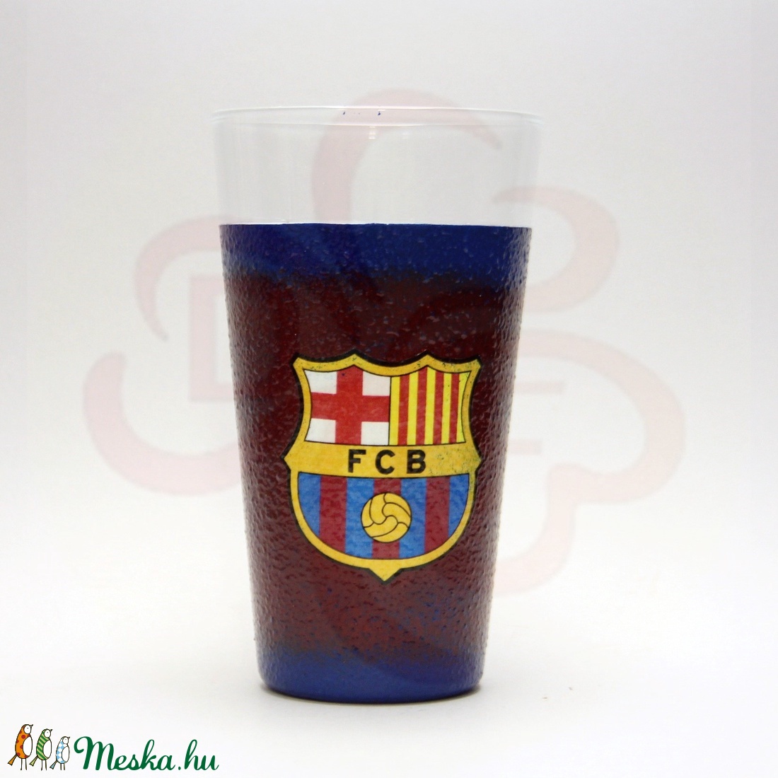 FC Barcelona üdítős pohár ; Barcelona foci szurkoló fiúknak, gyerekeknek - otthon & életmód - konyhafelszerelés, tálalás - Meska.hu