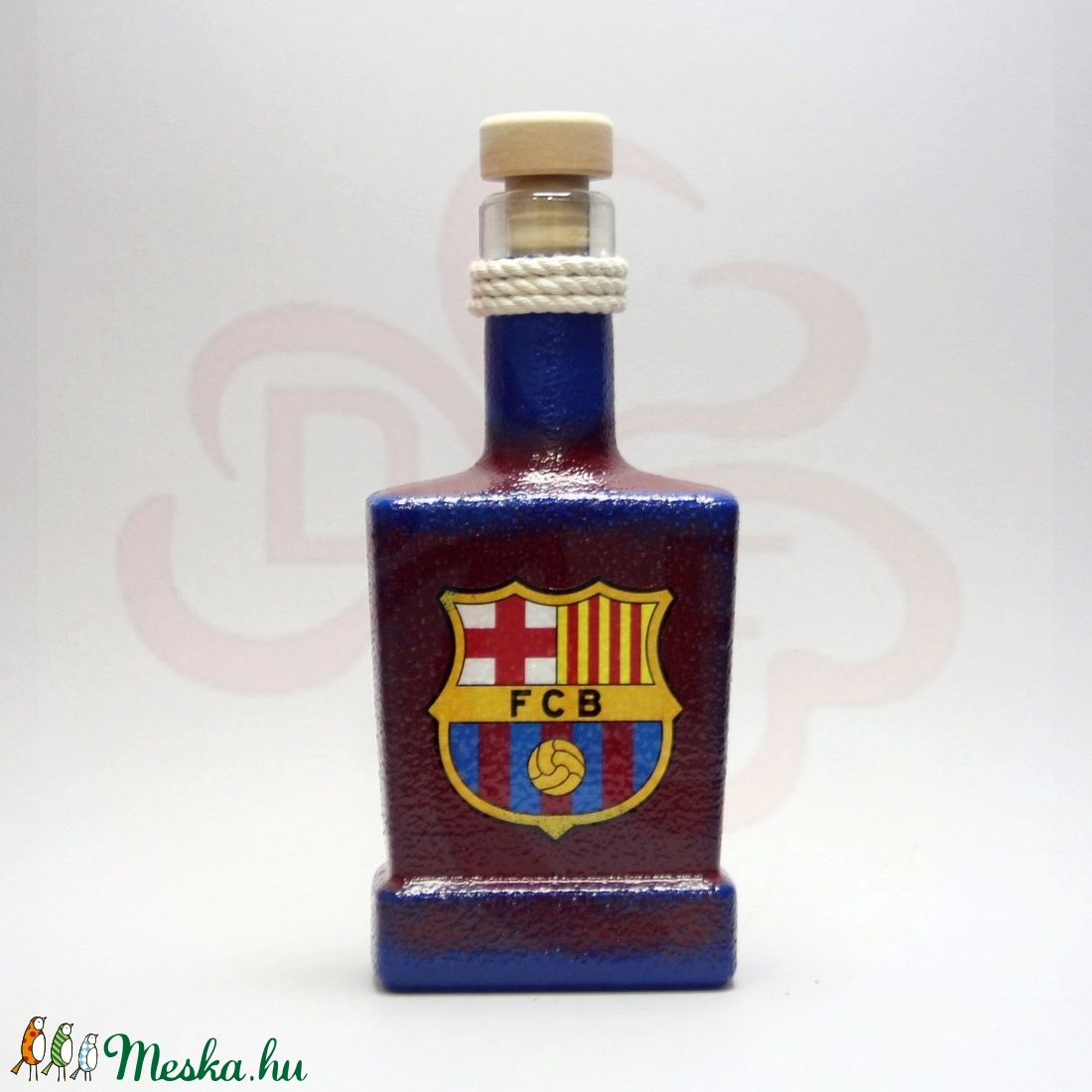 FC Barcelona italos üveg ; Barcelona futball szurkolóknak - otthon & életmód - dekoráció - Meska.hu