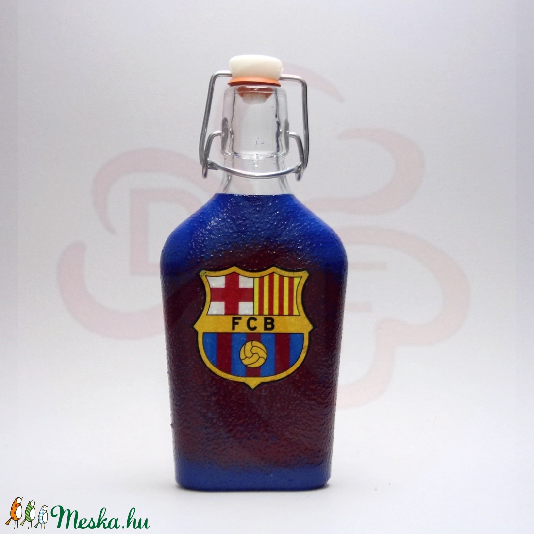FC Barcelona kis csatosüveg ; Barcelona futball szurkolóknak - otthon & életmód - dekoráció - Meska.hu
