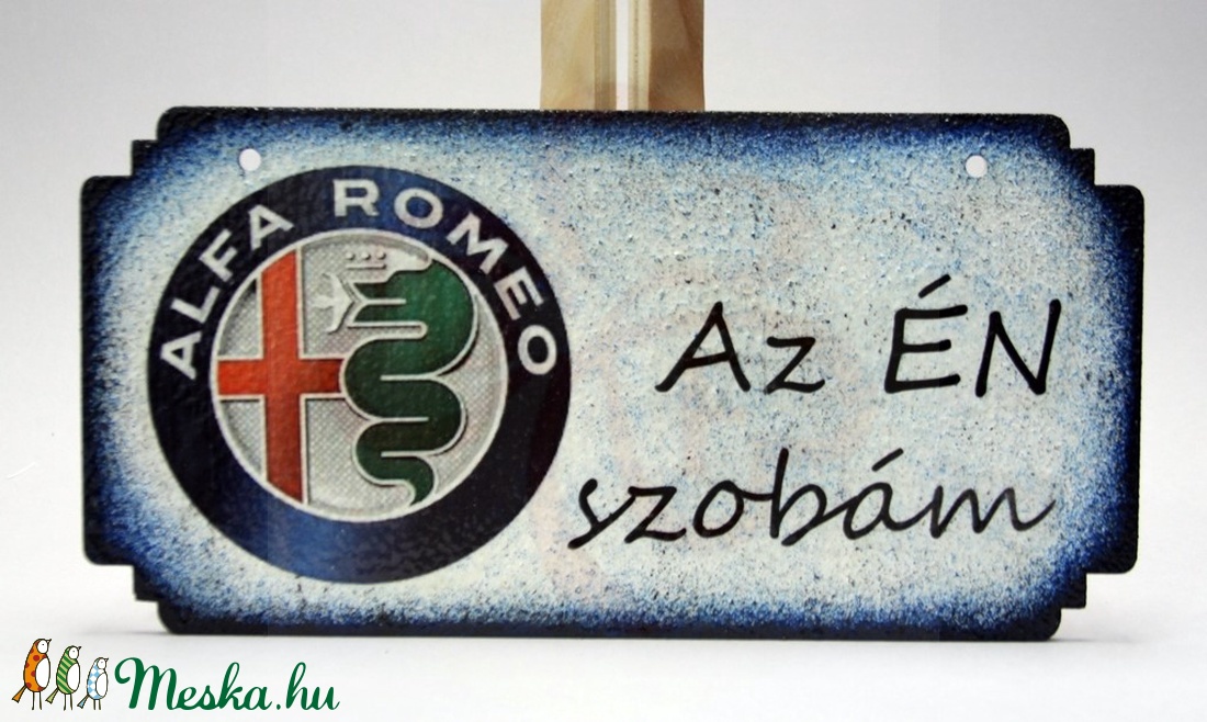 Alfa Romeo fatábla ; Alfa Romeo rajongóknak - otthon & életmód - dekoráció - Meska.hu