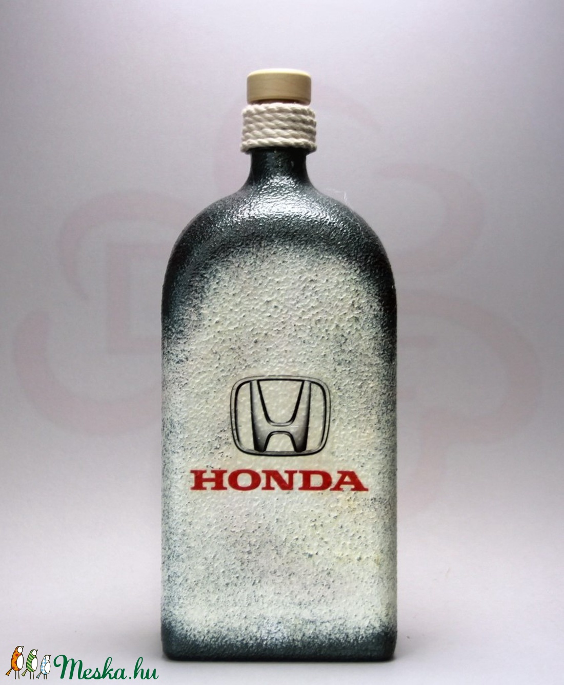HONDA  pálinkás üveg  ; Saját Honda autód fotójával is elkészítjük ! - otthon & életmód - dekoráció - Meska.hu