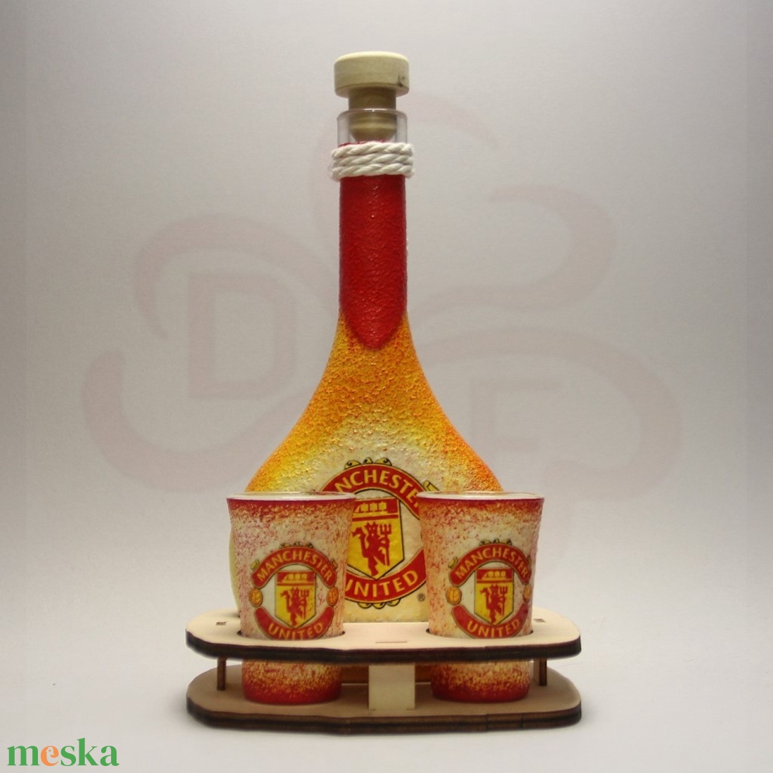 Manchester United italos szett; futball szurkolóknak, születésnapra, névnapra, karácsonyra - otthon & életmód - dekoráció - Meska.hu