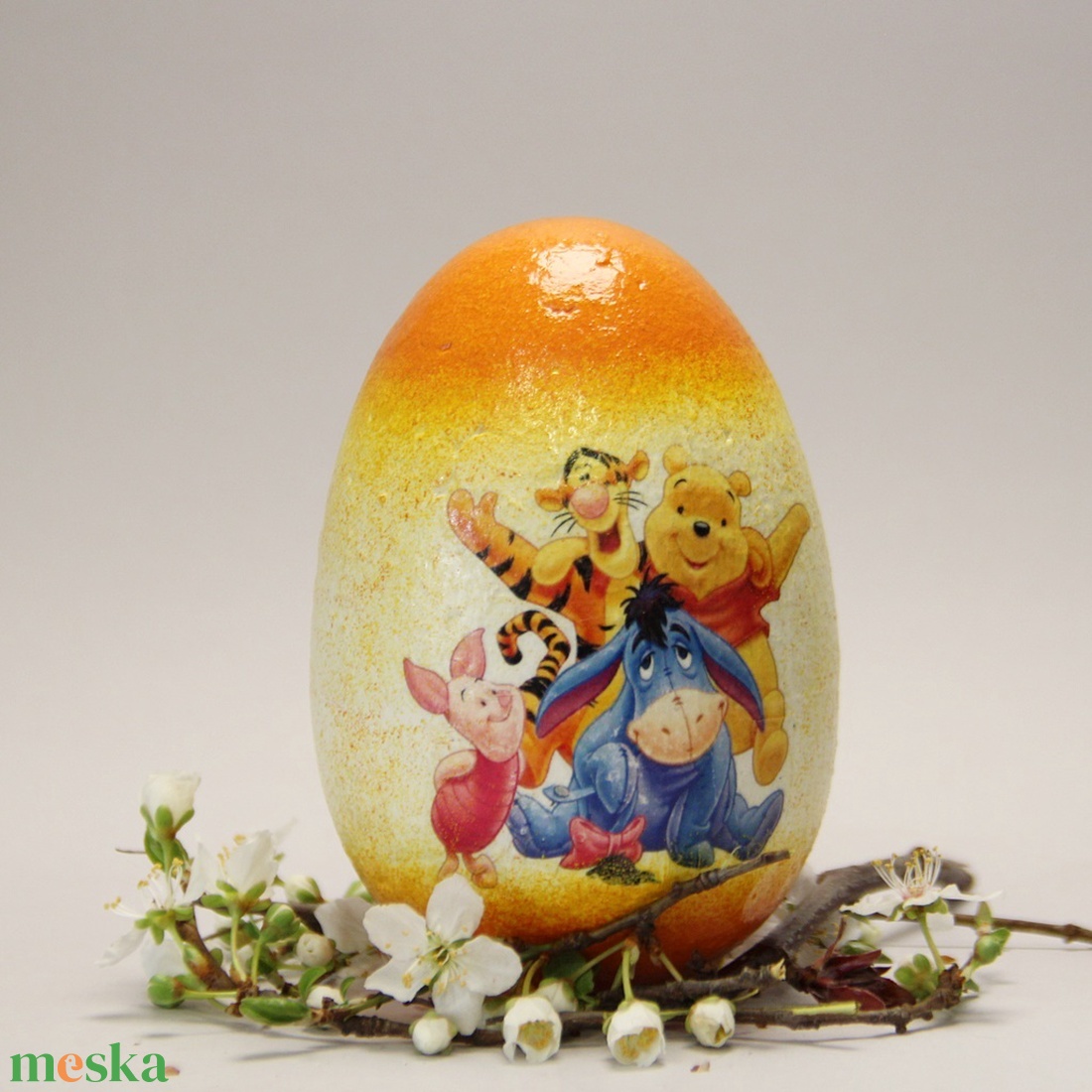 Mese húsvéti tojás ; Locsoló ajándék tojás húsvétra Micimakó és barátai - otthon & lakás - dekoráció - dísztárgy - Meska.hu