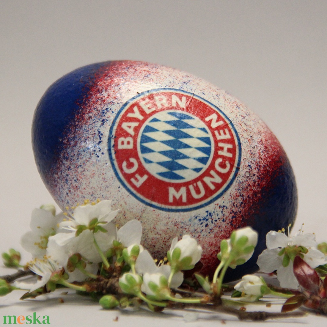 Bayern München húsvéti tojás ; Ajándék Bayern rajongók részére  - otthon & lakás - dekoráció - dísztárgy - Meska.hu