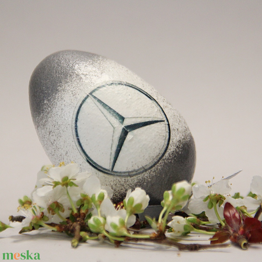 Locsolásért tojás  ; Ajándék MERCEDES rajongók részére - otthon & életmód - dekoráció - dísztárgy - Meska.hu