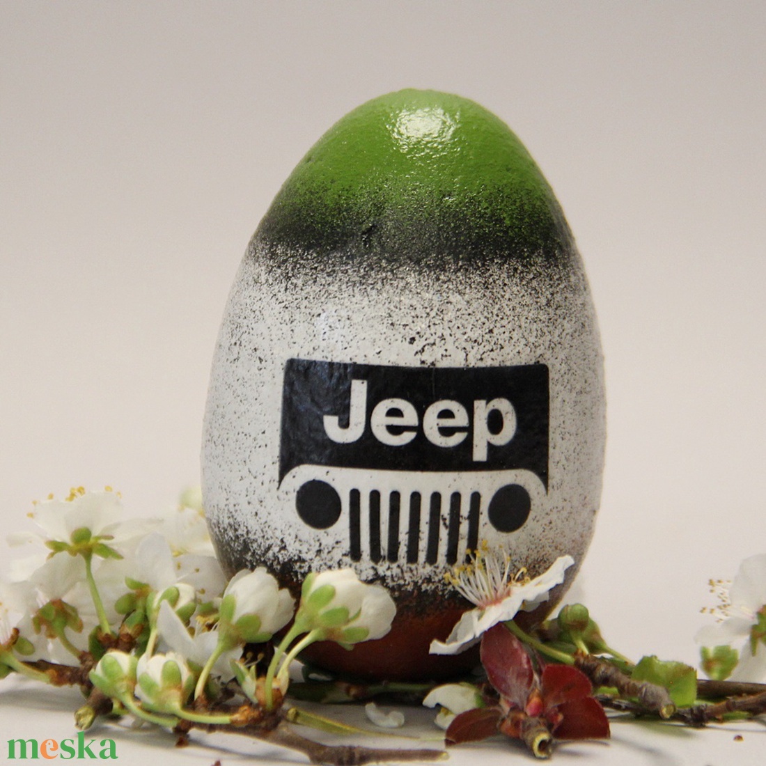 Jeep húsvéti tojás ; Ajándék Jeep rajongók részére  - otthon & életmód - dekoráció - dísztárgy - Meska.hu