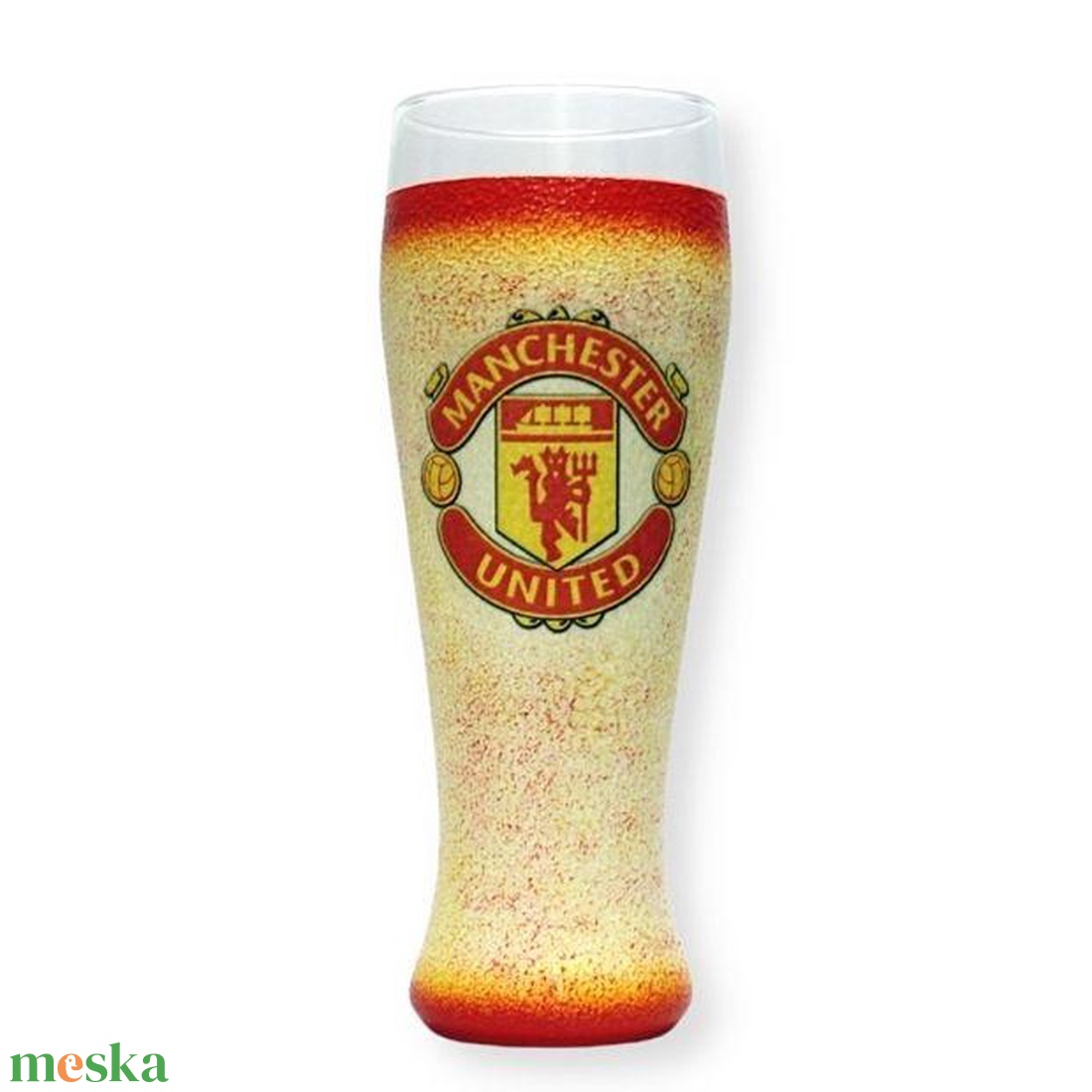 Manchester United sörös pohár; futball szurkolóknak - otthon & életmód - konyhafelszerelés, tálalás - tálalás - sörös pohár és korsó - Meska.hu