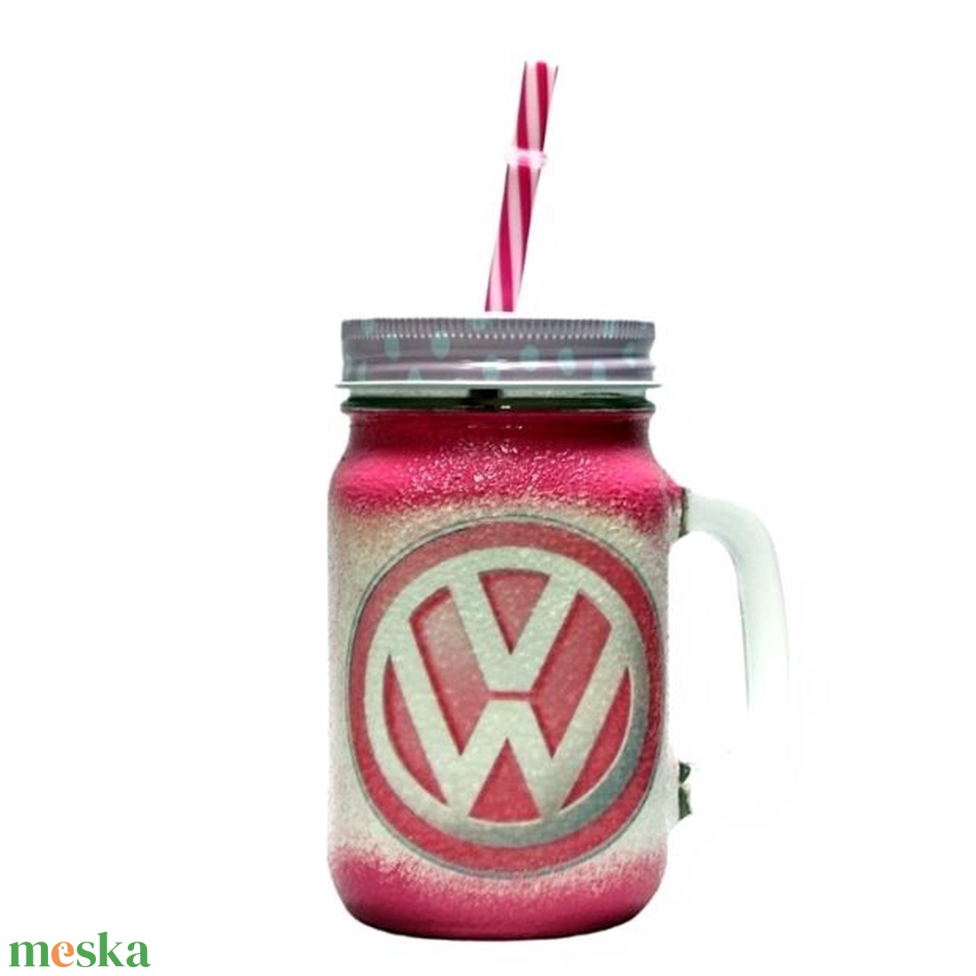 VOLKSWAGEN üdítős pohár ; Volkswagen autód fényképével is! - otthon & lakás - konyhafelszerelés, tálalás - tálalás - pohár - Meska.hu