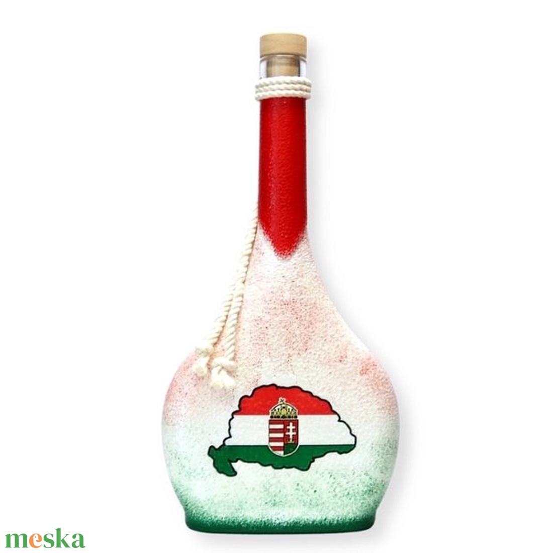 Nagy-Magyarország pálinkás üveg ; TRIANON ;  - otthon & lakás - dekoráció - asztal és polc dekoráció - díszüveg - Meska.hu