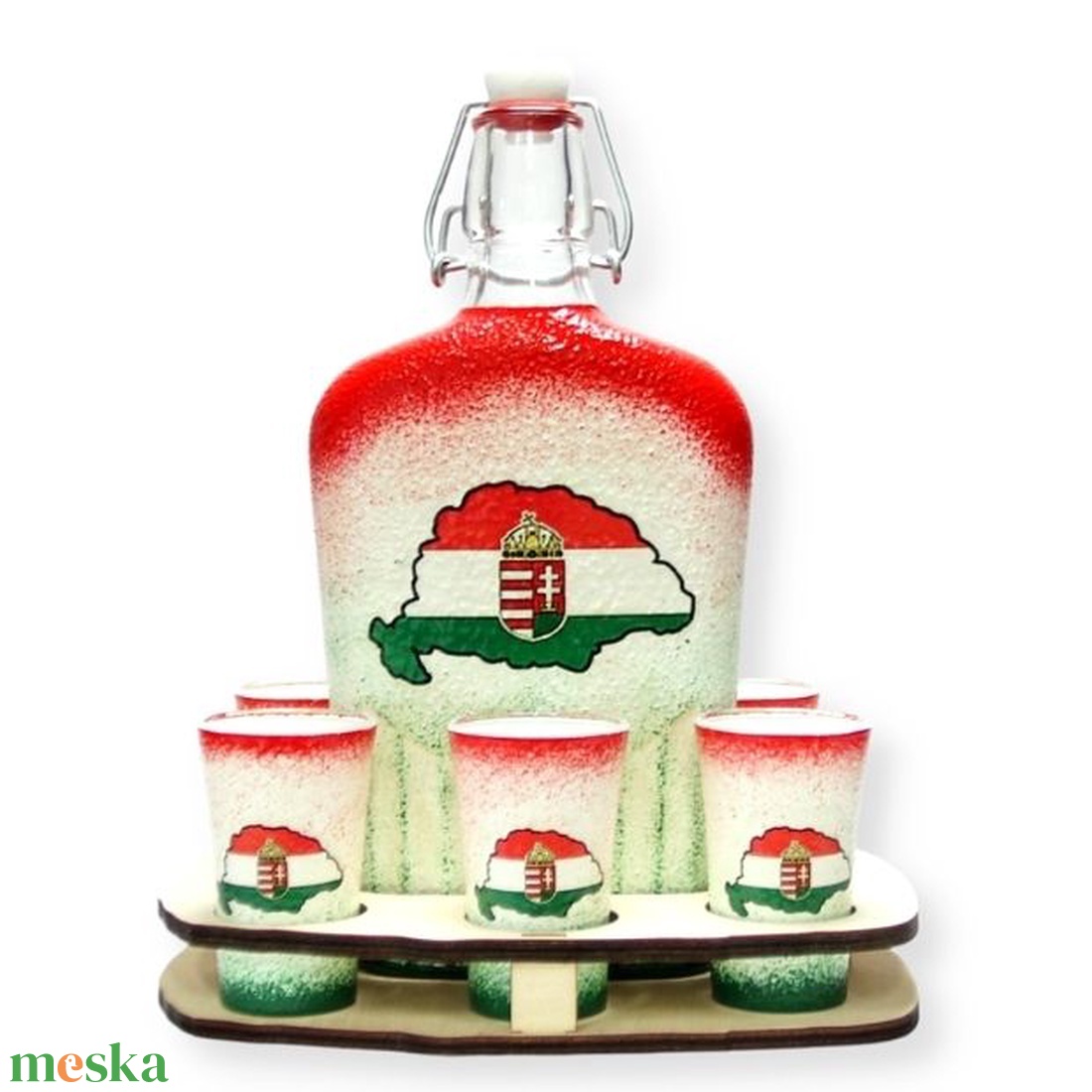 Nagy-Magyarország motívummal díszített pálinka kínáló szett ; TRIANON ; - otthon & életmód - konyhafelszerelés, tálalás - tálalás - pálinkás poharak, szettek - Meska.hu Nagy-Magyarország motívummal díszített pálinka kínáló szett ; TRIANON ; - otthon & életmód - konyhafelszerelés, tálalás - tálalás - pálinkás poharak, szettek - Meska.hu