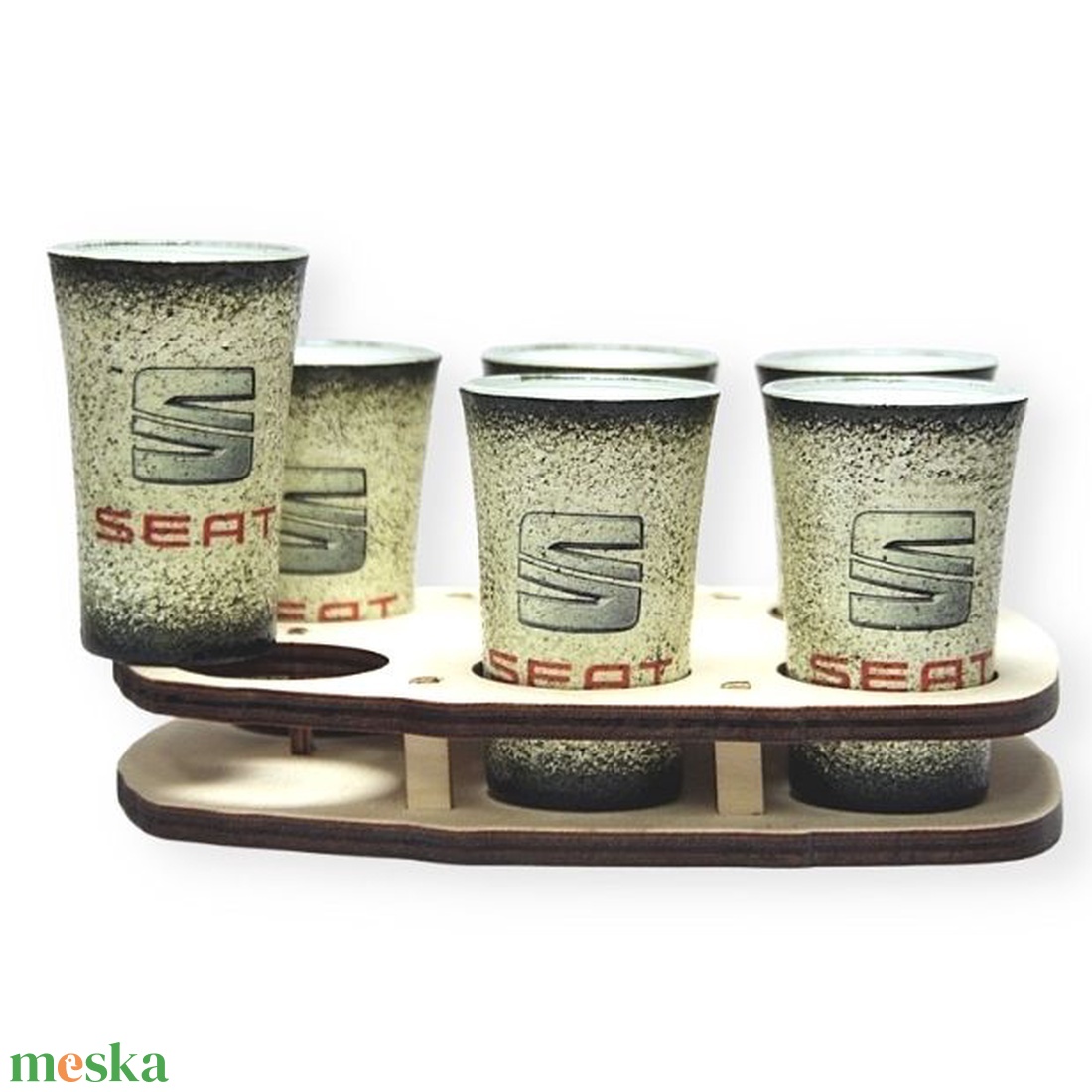 SEAT pohár készlet ; Saját autód fotójával is - otthon & lakás - konyhafelszerelés, tálalás - tálalás - pálinkás poharak, szettek - Meska.hu