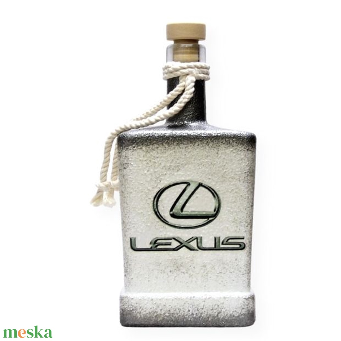 LEXUS italos üveg; autó rajongó férfiaknak - otthon & életmód - dekoráció - asztal és polc dekoráció - díszüveg - Meska.hu
