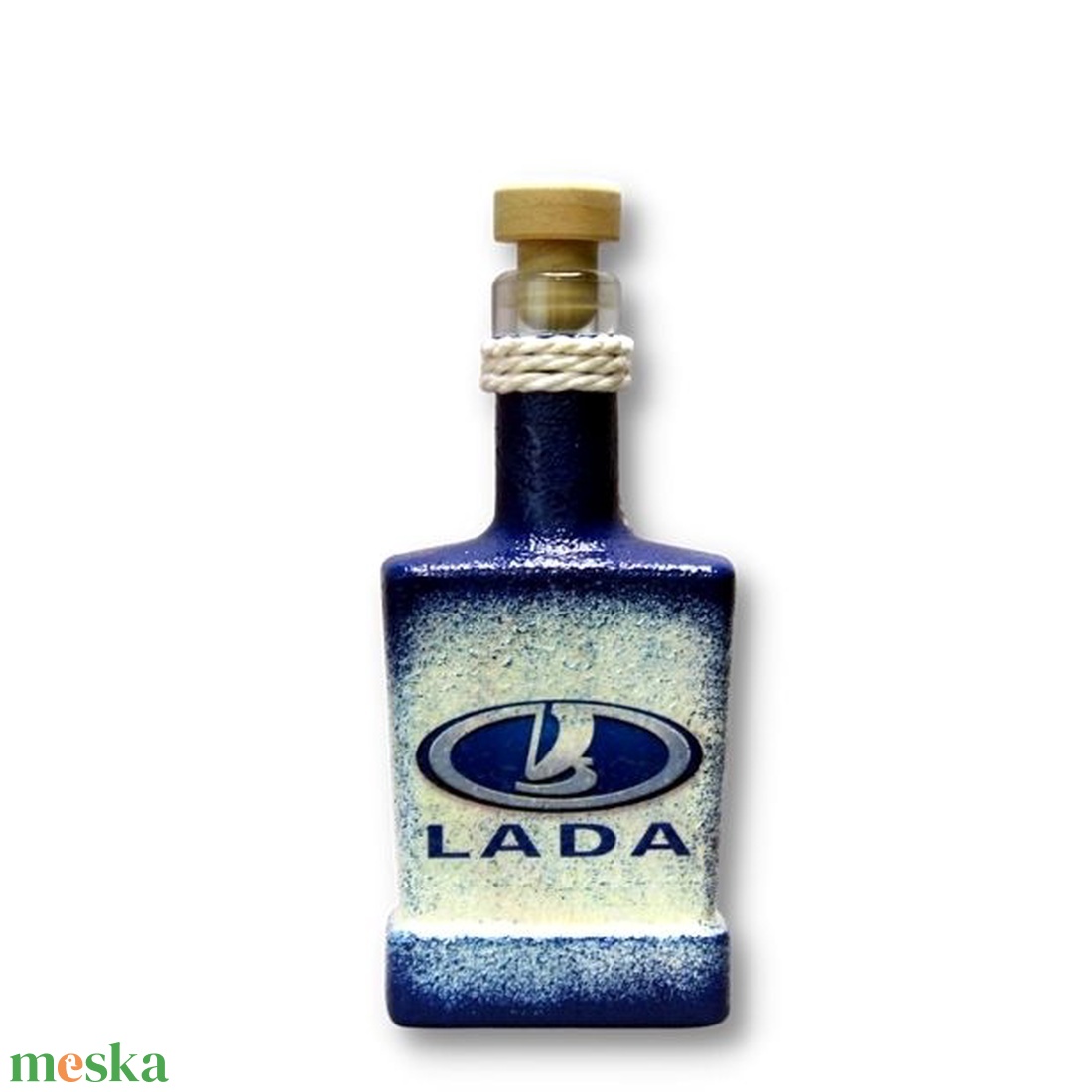 LADA ZSIGULI emblémás italos flaska ; A Lada márka rajongóinak - otthon & lakás - konyhafelszerelés, tálalás - flaska, csatos üveg - Meska.hu