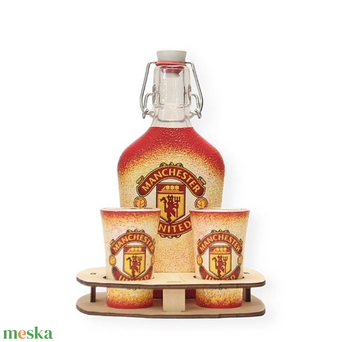 Manchester United ital kínáló ; futball szurkolóknak - otthon & életmód - konyhafelszerelés, tálalás - tálalás - kínálótál - Meska.hu