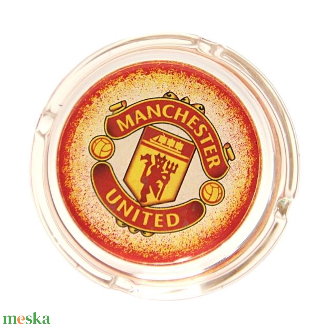 Manchester United  hamutál   ; futball szurkolóknak - otthon & lakás - dekoráció - asztal és polc dekoráció - hamutál, öngyújtó, pipa - Meska.hu
