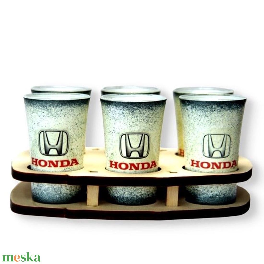 HONDA rövid italos pohár ;  A saját Honda autód fotójával is elkészítjük ! - otthon & lakás - konyhafelszerelés, tálalás - tálalás - pálinkás poharak, szettek - Meska.hu