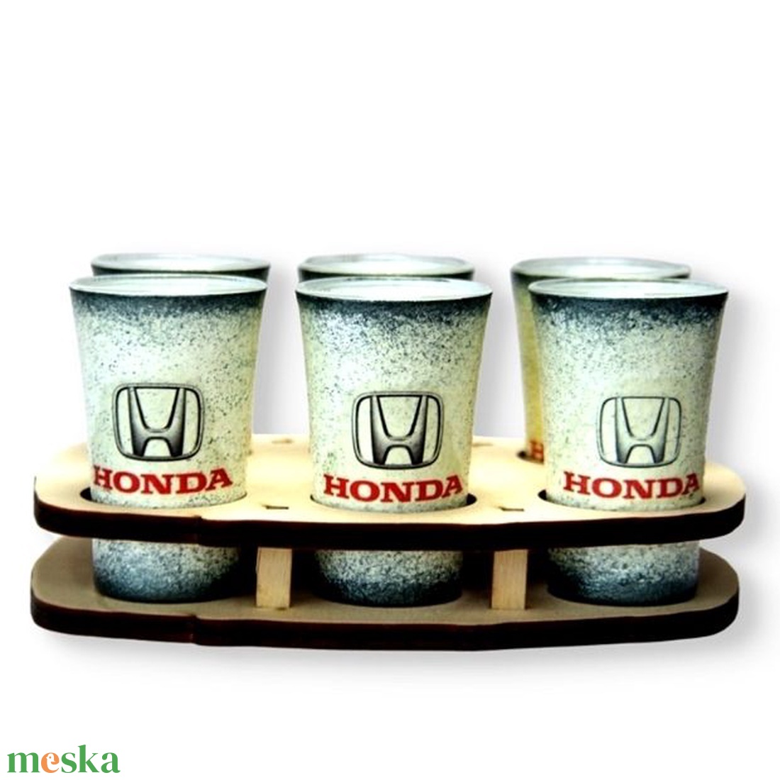 HONDA rövid italos pohár ;  A saját Honda autód fotójával is elkészítjük ! - otthon & életmód - konyhafelszerelés, tálalás - tálalás - pálinkás poharak, szettek - Meska.hu
