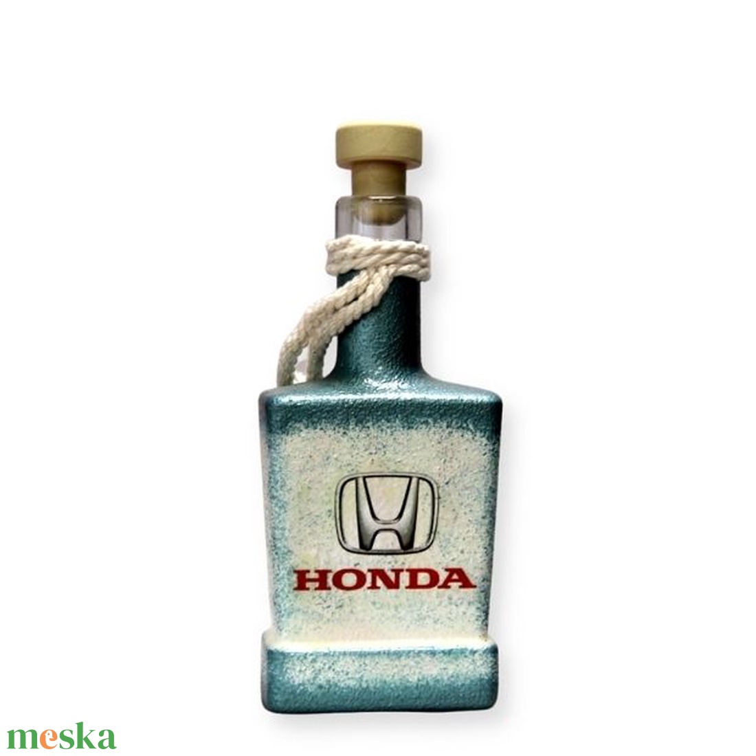 HONDA lapos üveg ; Saját Honda autód fotójával is elkészítjük - otthon & lakás - dekoráció - asztal és polc dekoráció - díszüveg - Meska.hu