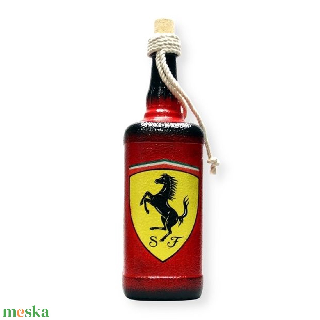 FERRARI pálinkás üveg ferrari autó rajongóknak - otthon & életmód - dekoráció - asztal és polc dekoráció - díszüveg - Meska.hu