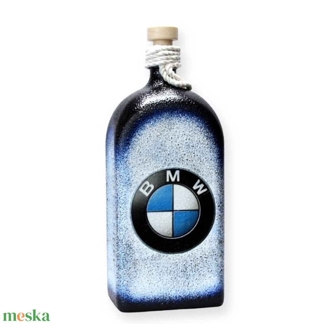 Pálinkás üveg BMW rajongóknak- férjeknek , barátoknak - szülinapra ; névnapra vagy csak úgy .. - otthon & lakás - dekoráció - asztal és polc dekoráció - díszüveg - Meska.hu