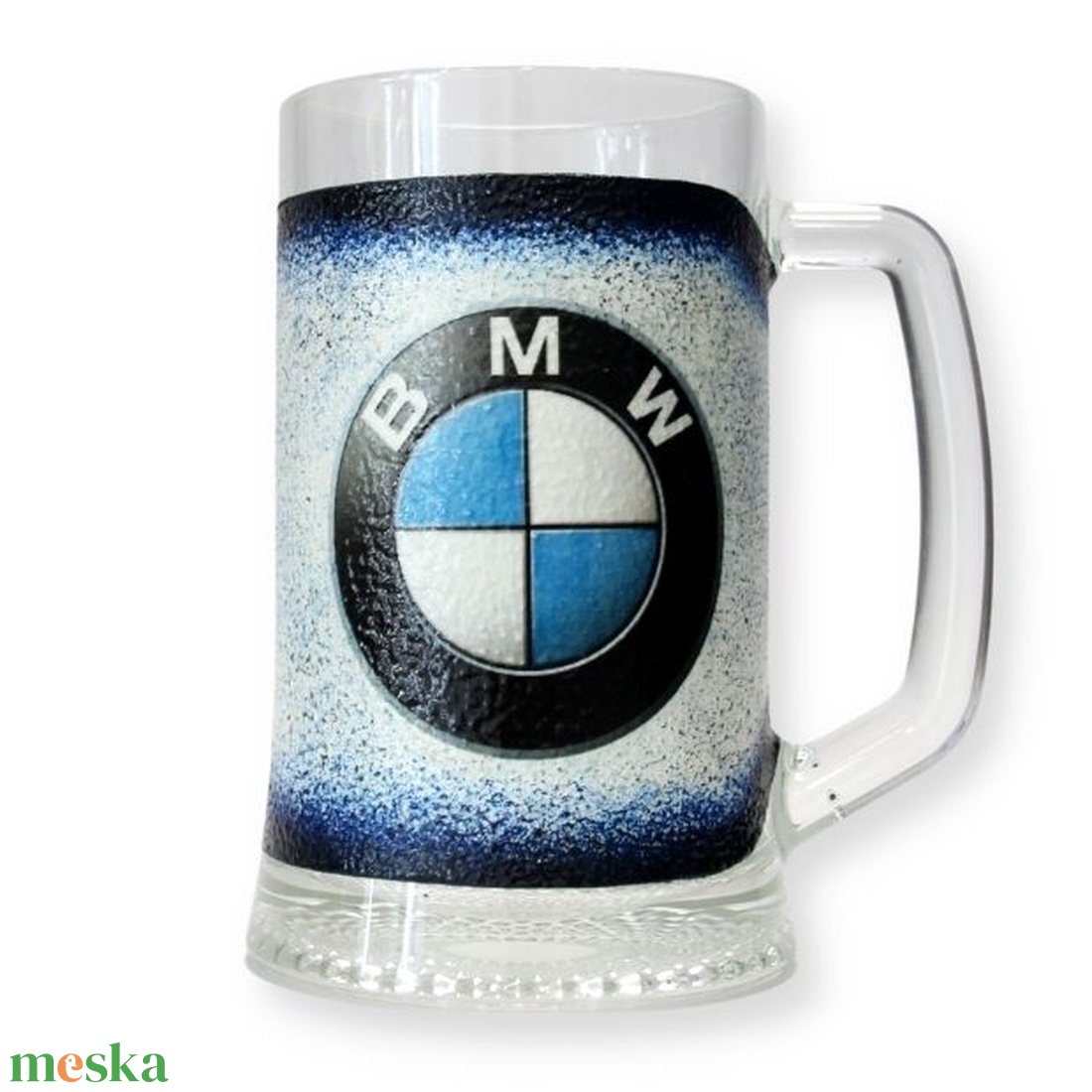 BMW emblémás  sörös korsó a márka rajongóinak - otthon & lakás - konyhafelszerelés, tálalás - tálalás - sörös pohár és korsó - Meska.hu