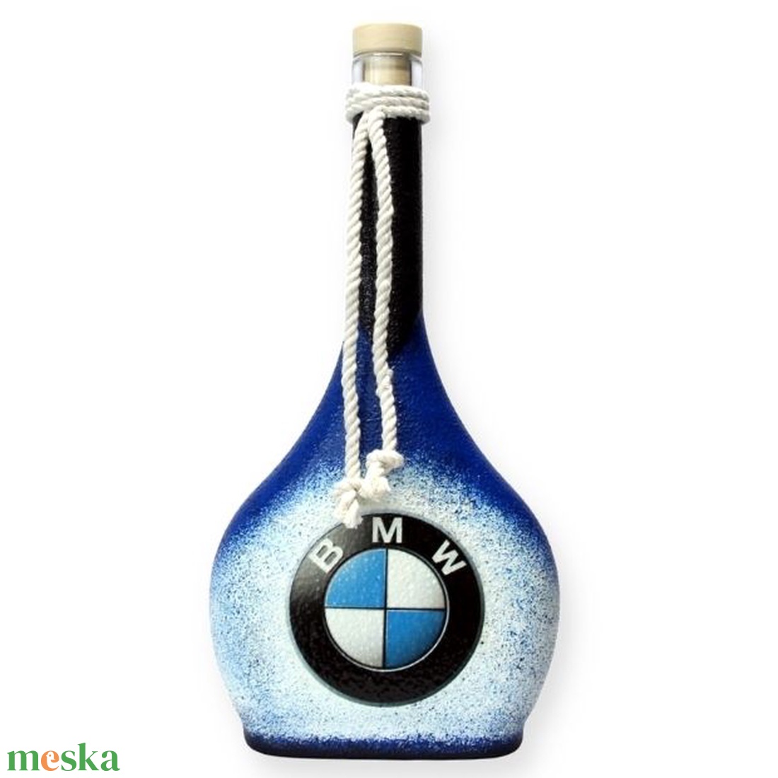 BMW emblémás pálinkás üveg ; BMW rajongóknak - otthon & lakás - dekoráció - asztal és polc dekoráció - díszüveg - Meska.hu