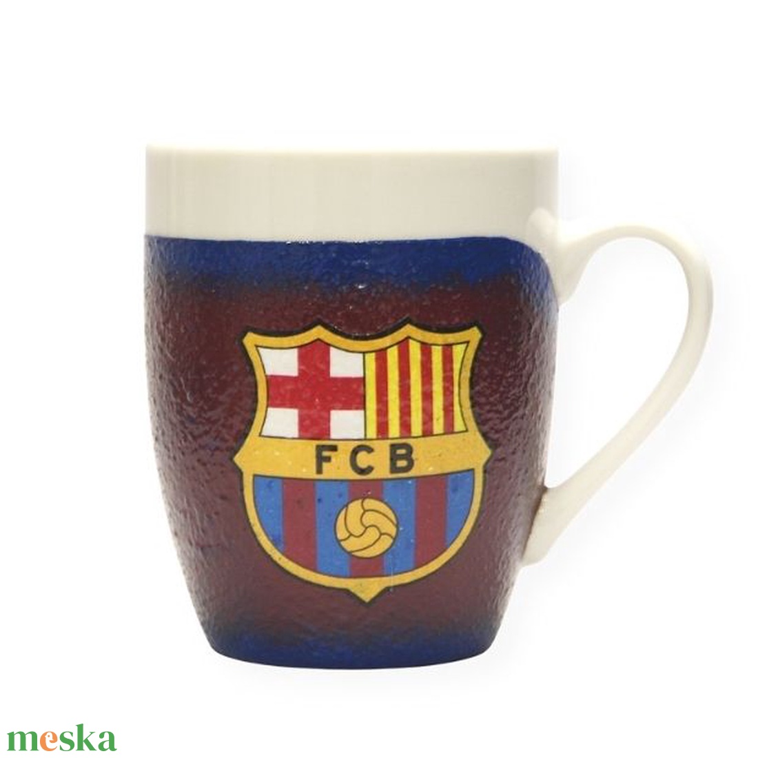 FC Barcelona kávés bögre ; Barcelona foci szurkolóknak - otthon & lakás - konyhafelszerelés, tálalás - tálalás - teás- és kávés pohár, készlet - Meska.hu