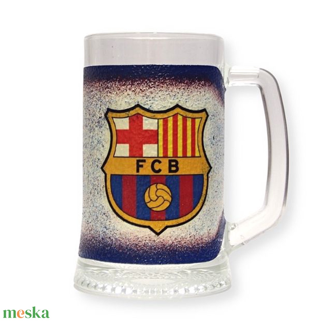 FC Barcelona sörös korsó ; Barcelona foci szurkolóknak - otthon & lakás - konyhafelszerelés, tálalás - tálalás - sörös pohár és korsó - Meska.hu