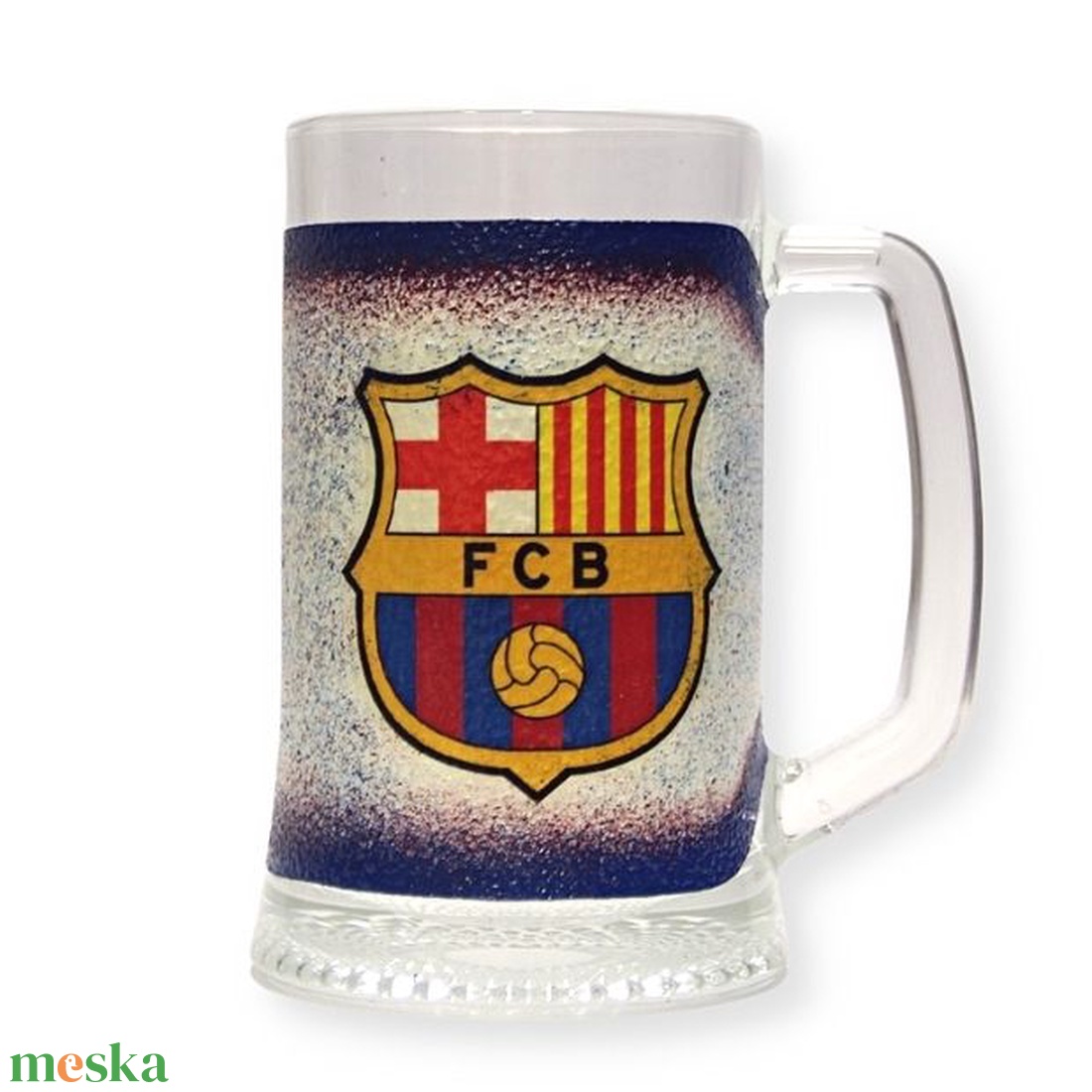 FC Barcelona sörös korsó ; Barcelona foci szurkolóknak - otthon & életmód - konyhafelszerelés, tálalás - tálalás - sörös pohár és korsó - Meska.hu