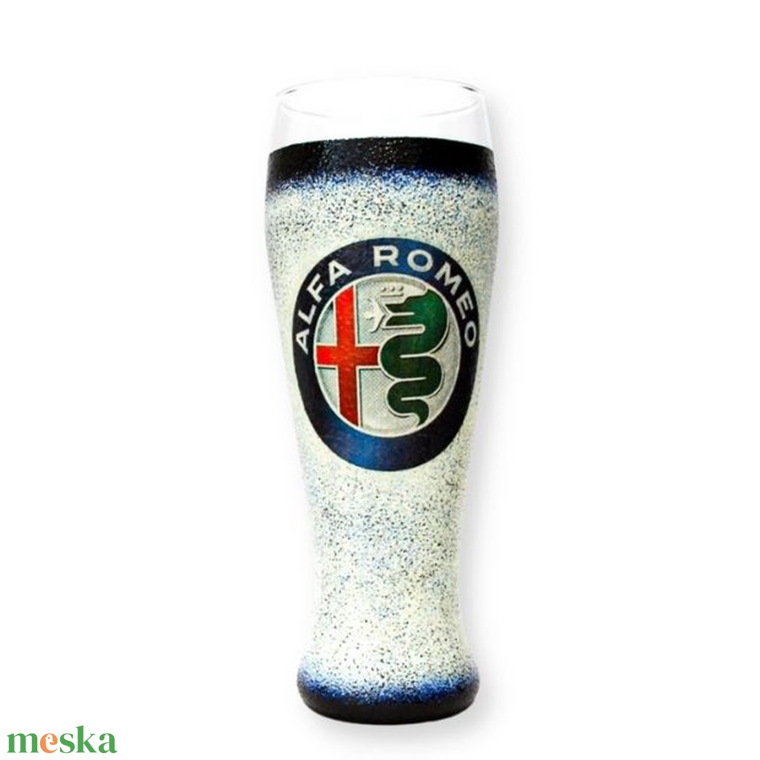 Alfa Romeo söröspohár - otthon & életmód - konyhafelszerelés, tálalás - tálalás - pohár - Meska.hu