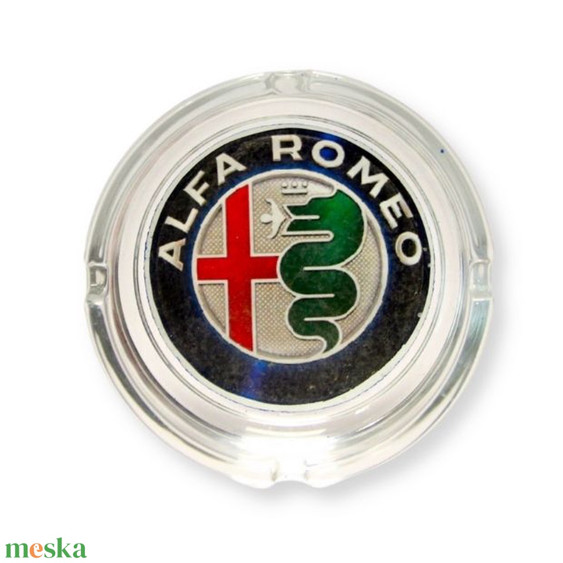 Alfa Romeo hamutál - otthon & életmód - dekoráció - asztal és polc dekoráció - hamutál, öngyújtó, pipa - Meska.hu