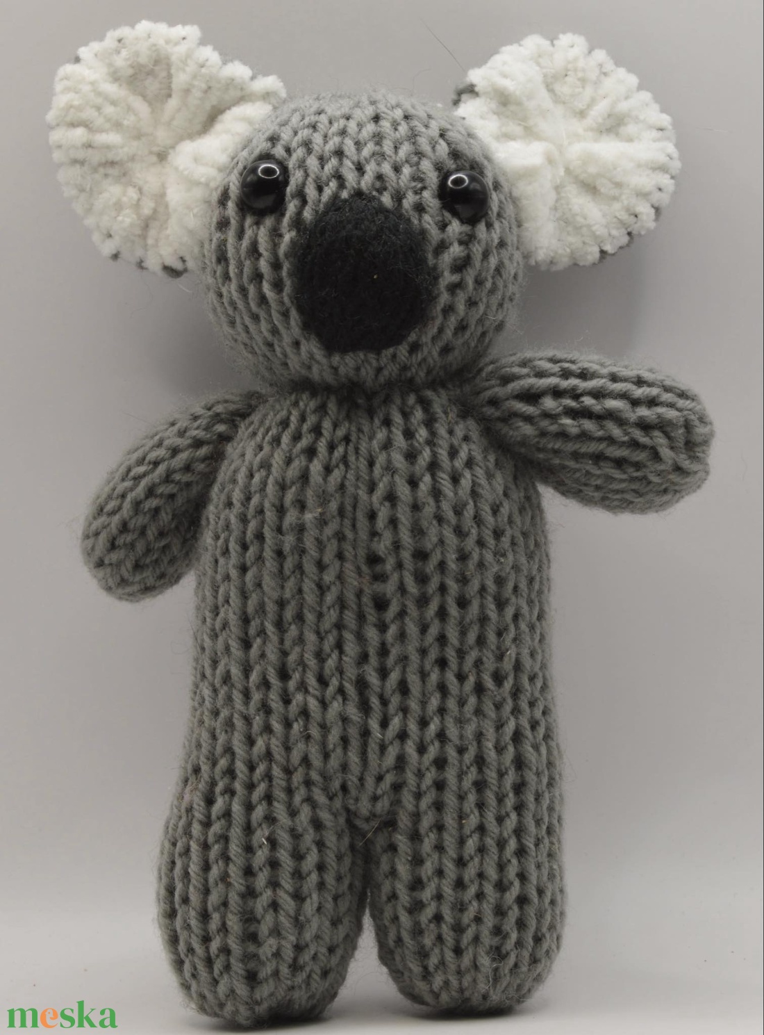 Kézi kötésű (amigurumi) állatfigura - Koala (fiúknak, lányoknak minden alkalomra) - játék & sport - plüssállat & játékfigura - maci - Meska.hu