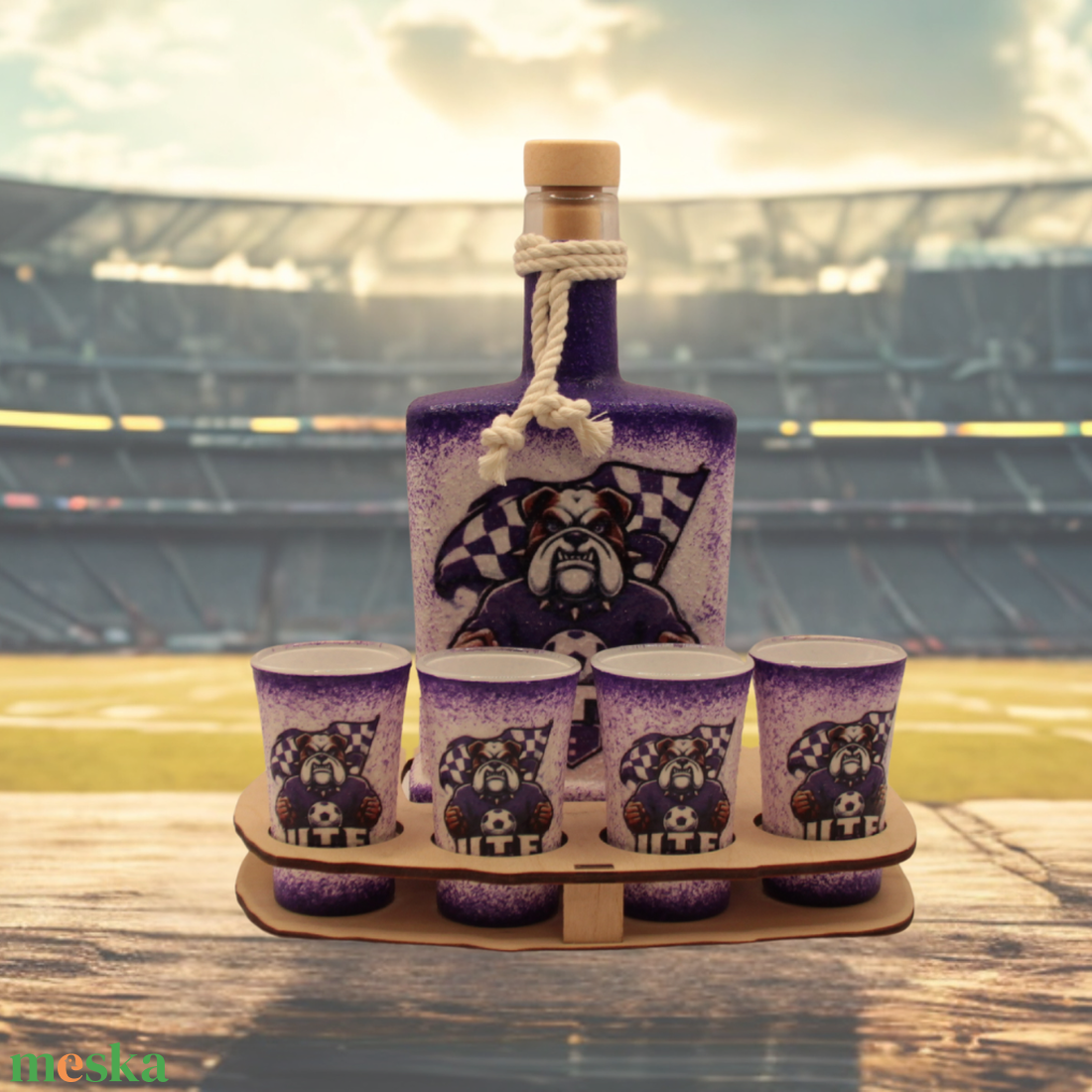 Egyedi UTE szurkolói ajándék férjeknek , párodnak - karácsonyra-születésnapra -névnapra -vagy csak úgy ! - otthon & életmód - konyhafelszerelés, tálalás - tálalás - pálinkás poharak, szettek - Meska.hu