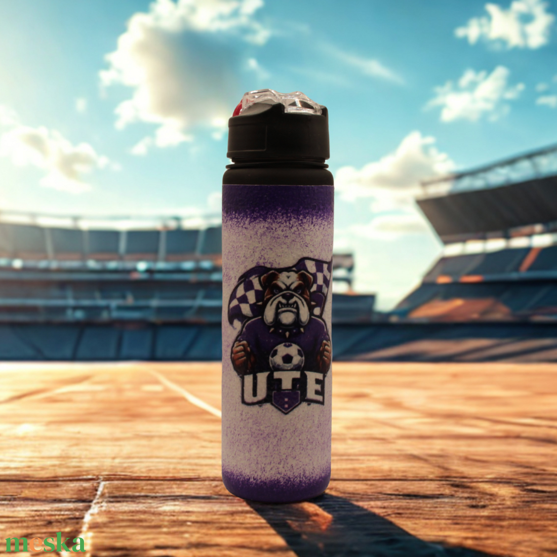 Egy jó szurkolás kelléke - UTE emblémás kulacs - gyerekeknek - nőknek -és férfiaknak egyaránt  - otthon & életmód - konyhafelszerelés, tálalás - italos kellékek - kulacsok - Meska.hu