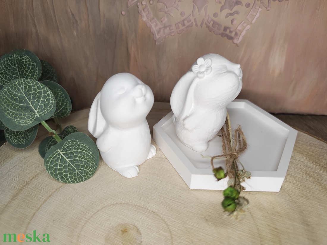 Mini nyuszi lány és fiú! - otthon & életmód - dekoráció - dísztárgy - Meska.hu