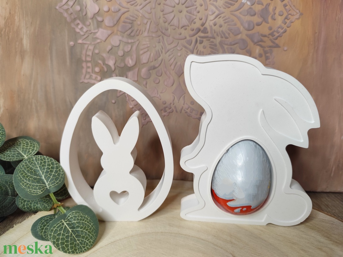 Szívecskés nyuszi dekoráció! - otthon & életmód - dekoráció - dísztárgy - Meska.hu