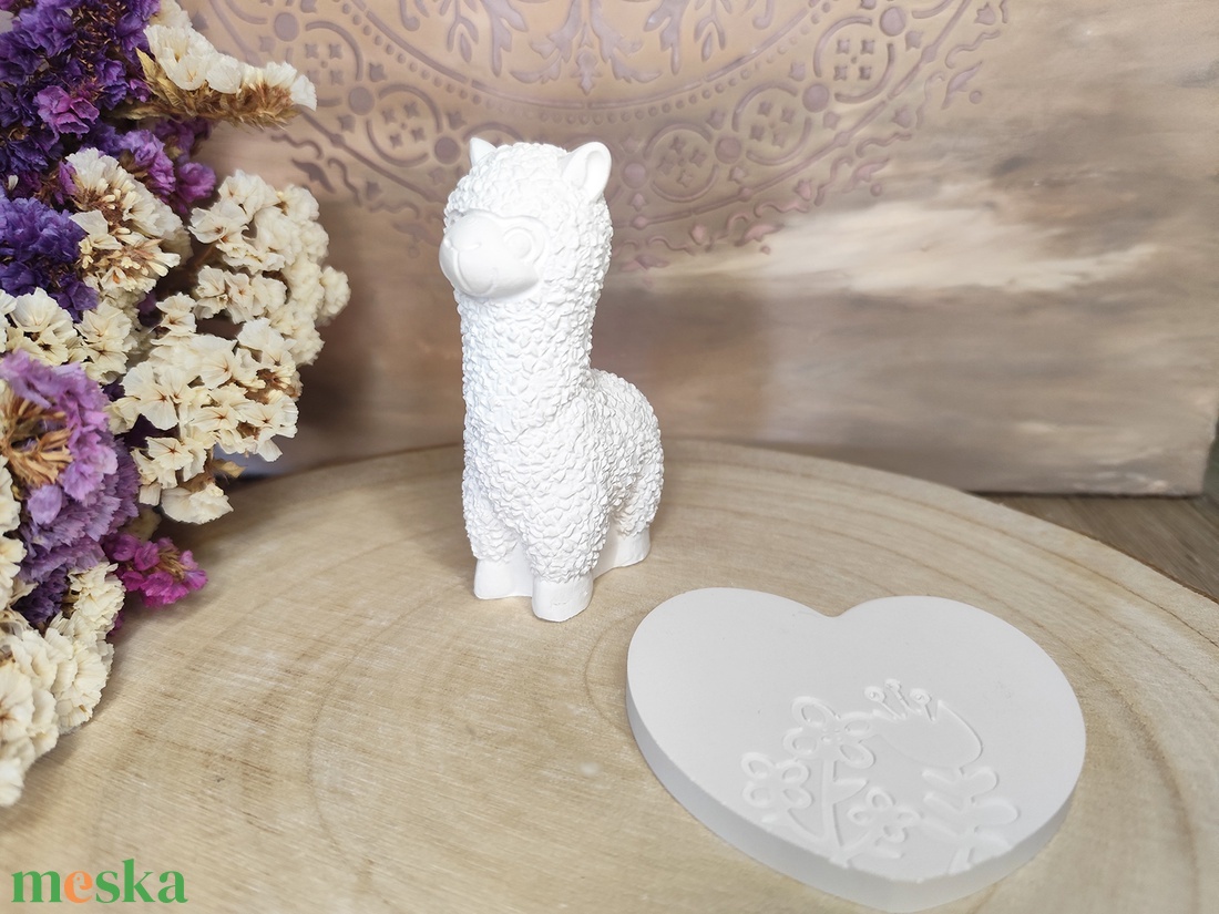 Alpaka mini figura - otthon & életmód - dekoráció - dísztárgy - Meska.hu