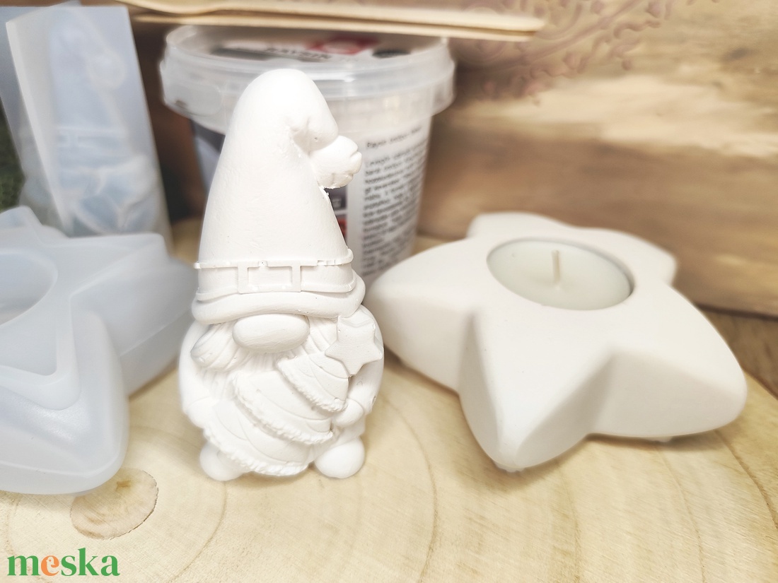 DIY kreatív csomag  Manó és csillag mécsestartó - diy (csináld magad) - egységcsomag - Meska.hu