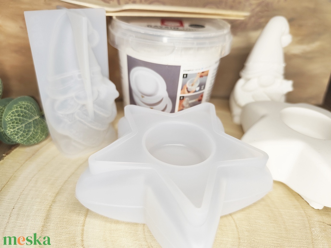 DIY kreatív csomag  Manó és csillag mécsestartó - diy (csináld magad) - egységcsomag - Meska.hu