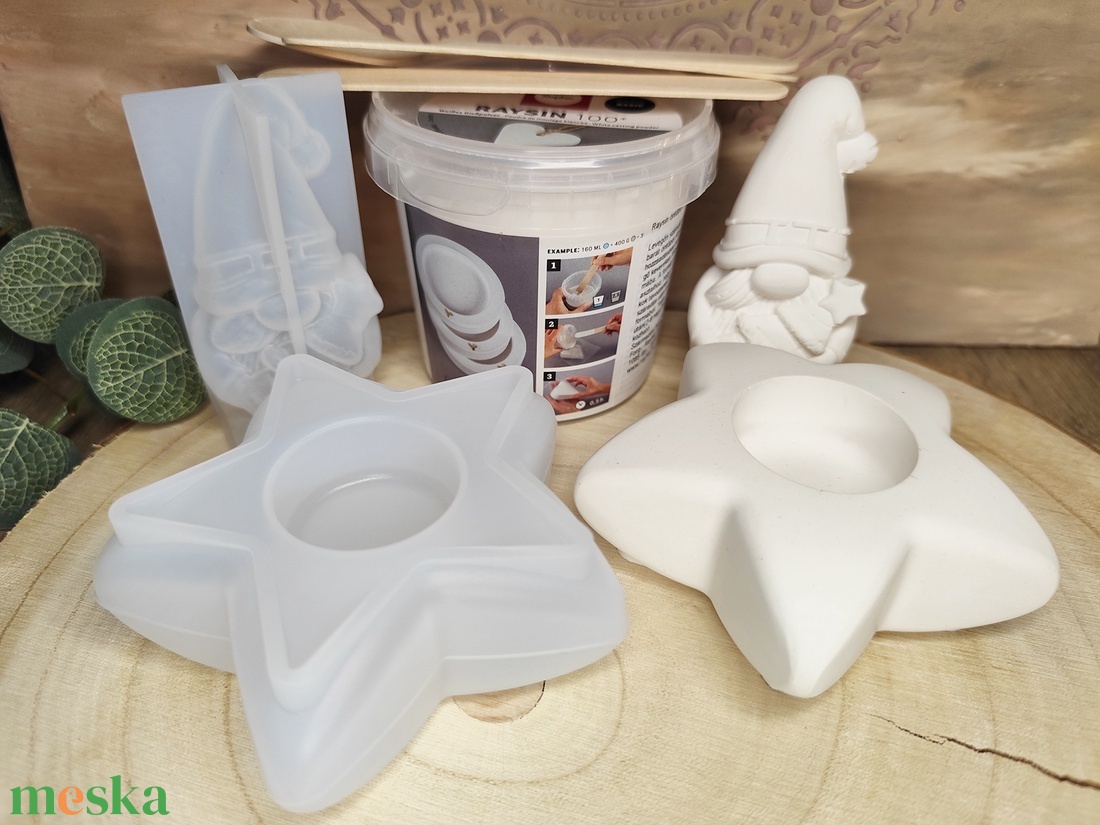 DIY kreatív csomag  Manó és csillag mécsestartó - diy (csináld magad) - egységcsomag - Meska.hu