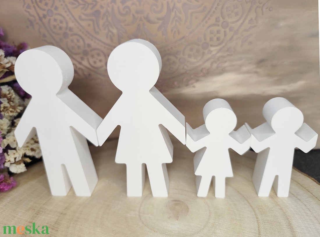 Családi figurák - otthon & életmód - dekoráció - dísztárgy - Meska.hu