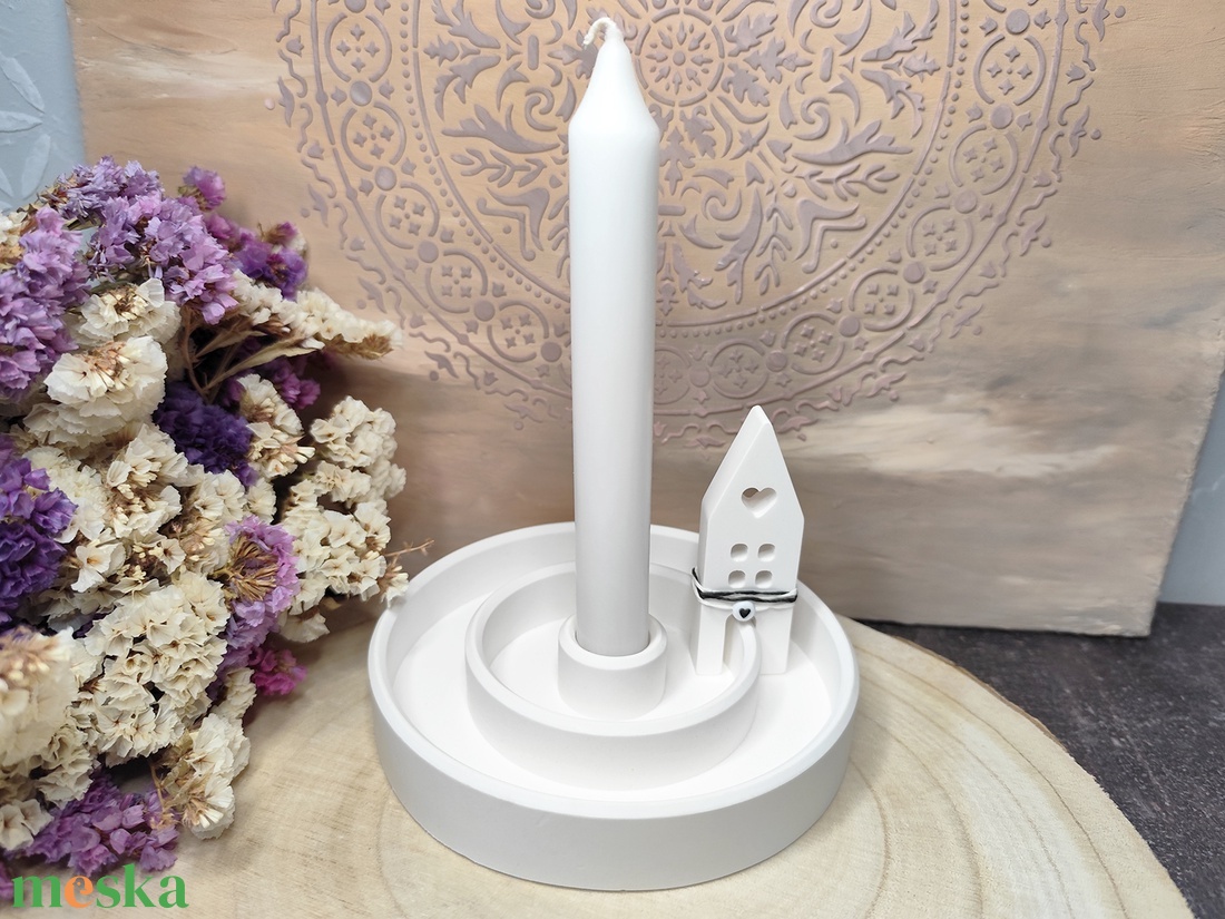 Kör gyertyatartó - esküvő - dekoráció - gyertya & gyertyatartó - Meska.hu