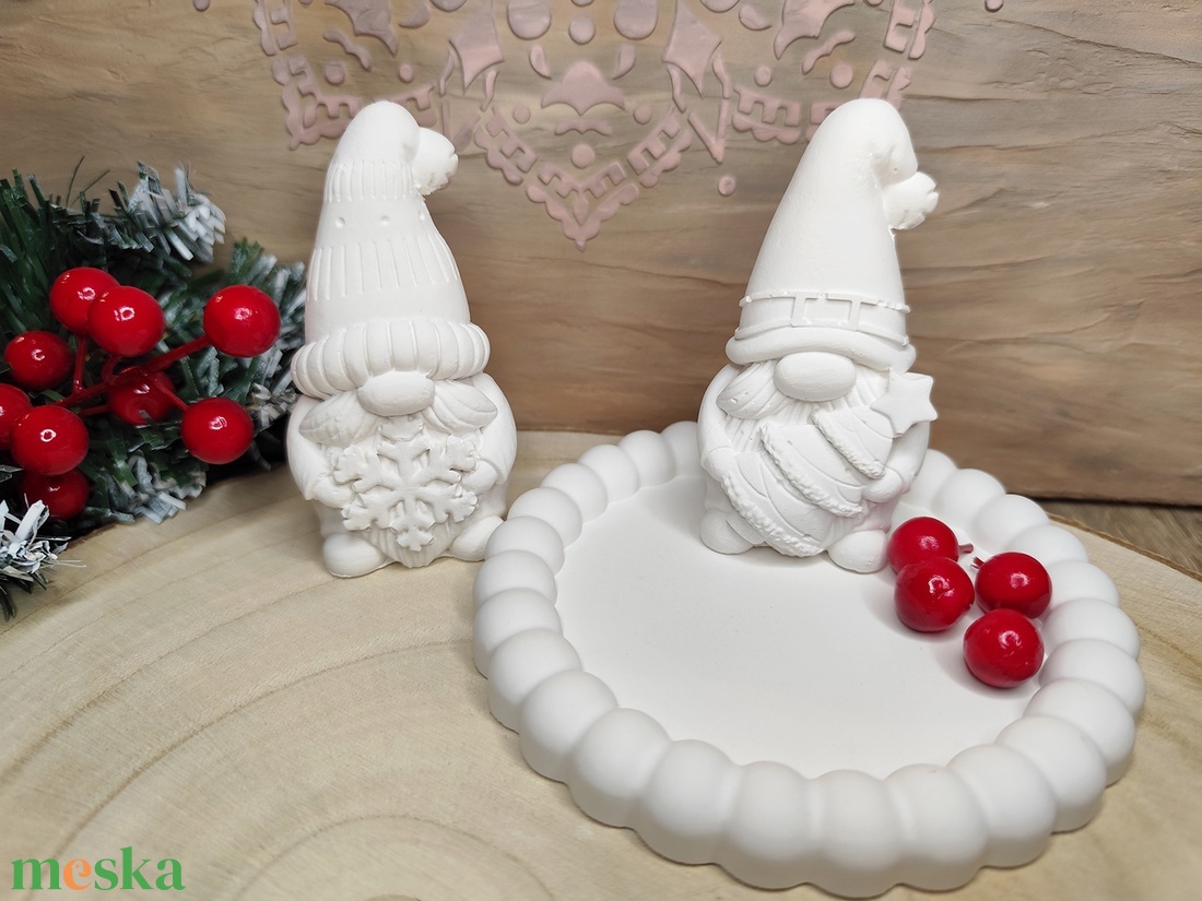 Manó fenyőfával - karácsony - karácsonyi lakásdekoráció - karácsonyi lakásdíszek - Meska.hu