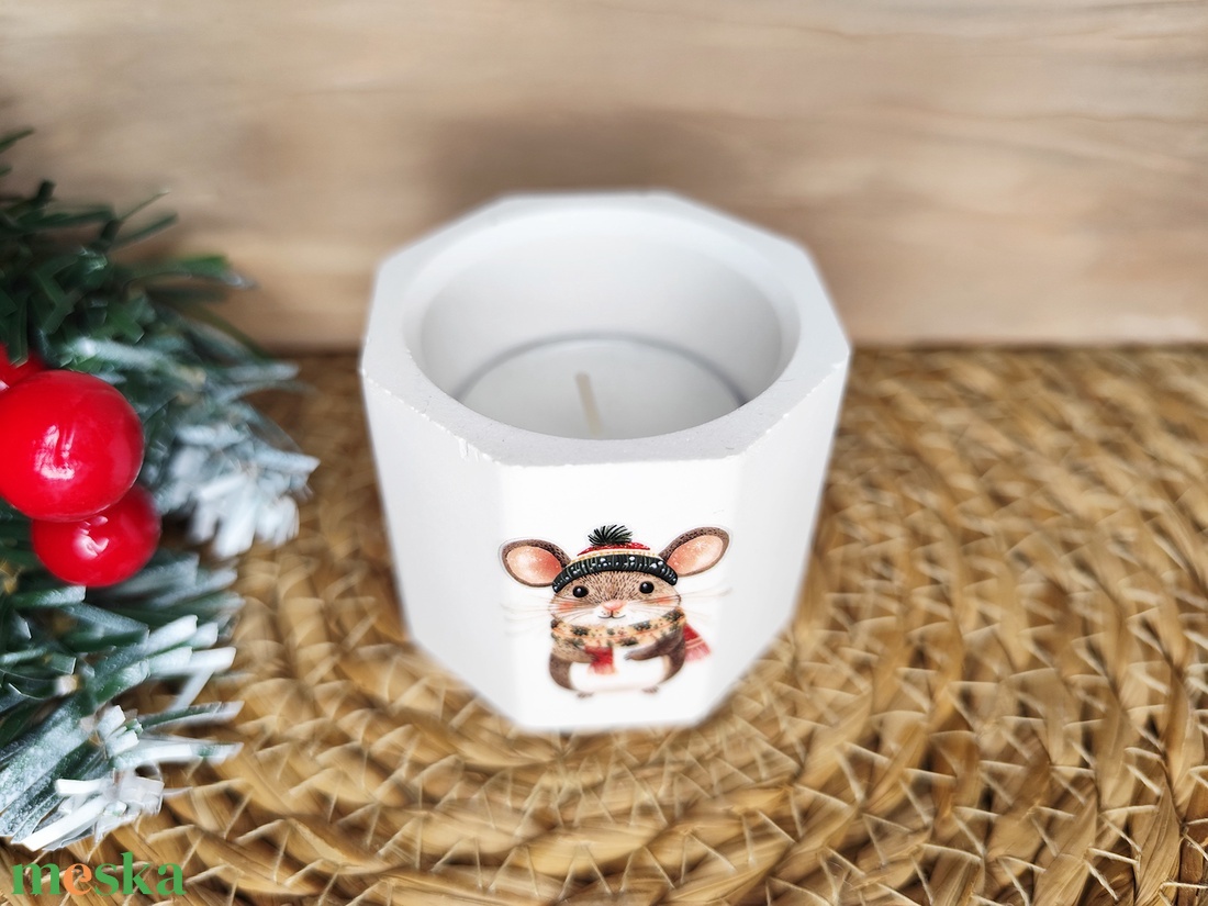 Egérkés mécsestartó - otthon & életmód - gyertya, illat, aroma - mécses és mécsestartó - Meska.hu
