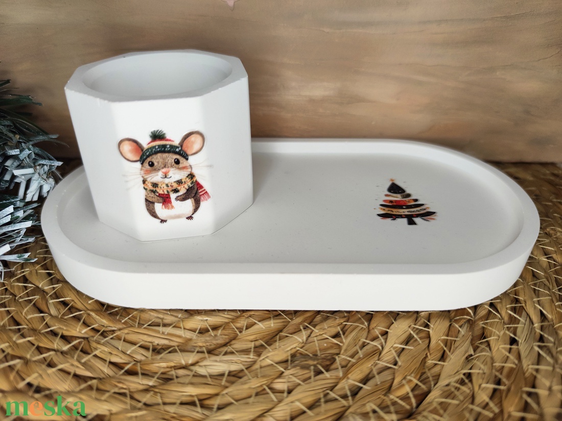 Egérkés mécsestartó - otthon & életmód - gyertya, illat, aroma - mécses és mécsestartó - Meska.hu