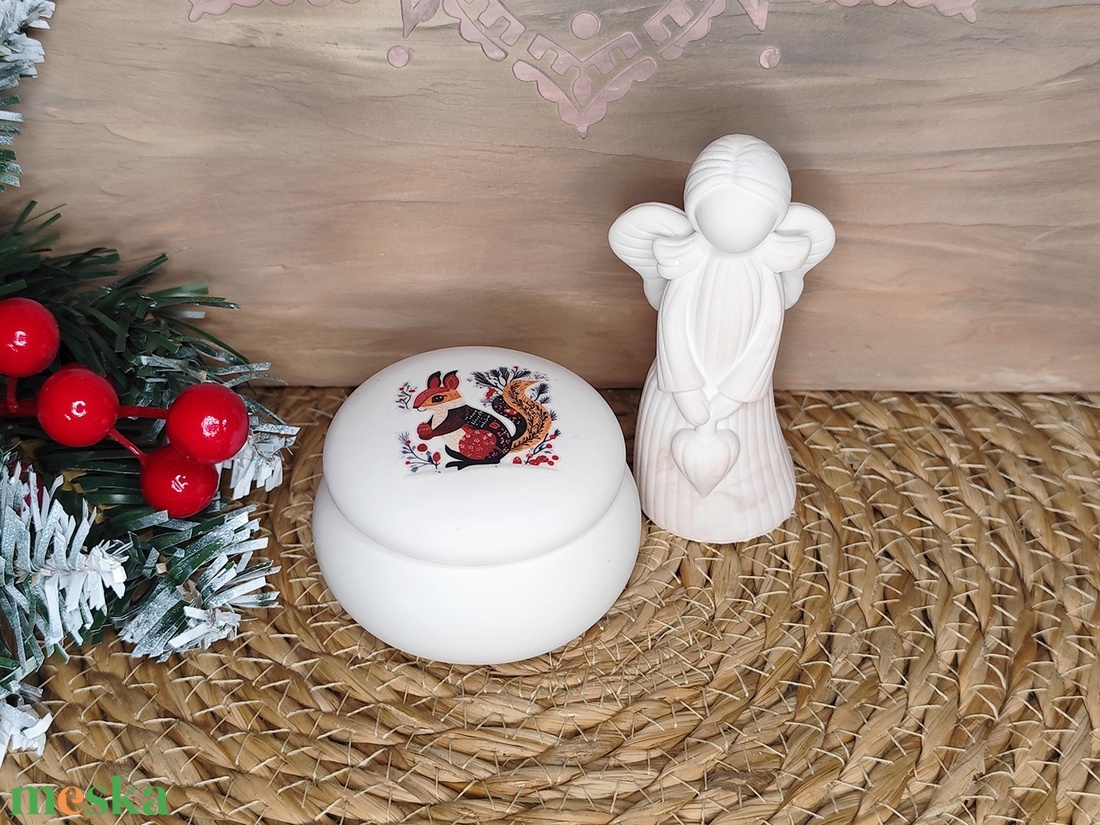 Mini mókusos ékszertartó - ékszer - ékszertartó - ékszertartó tál - Meska.hu