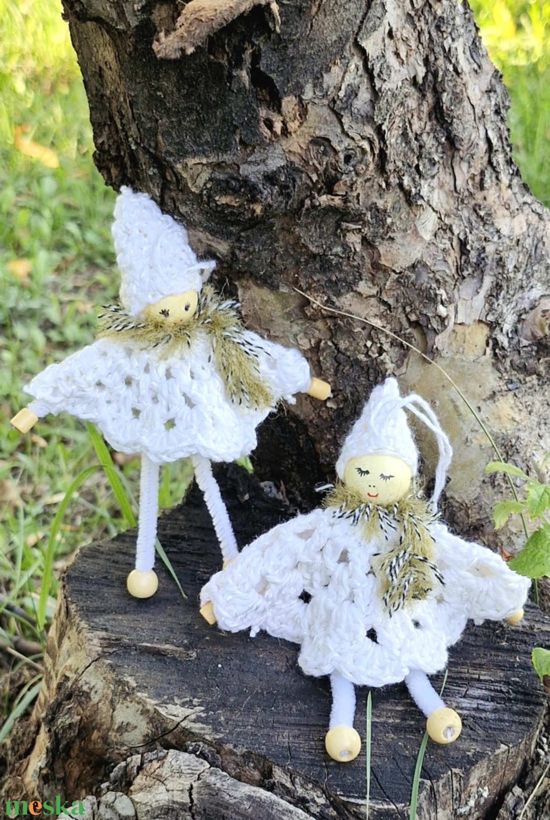 Horgolt manó - otthon & életmód - dekoráció - asztal és polc dekoráció - asztaldísz - Meska.hu