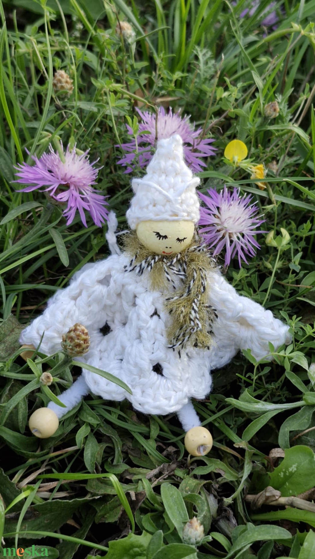 Horgolt manó - otthon & életmód - dekoráció - asztal és polc dekoráció - asztaldísz - Meska.hu