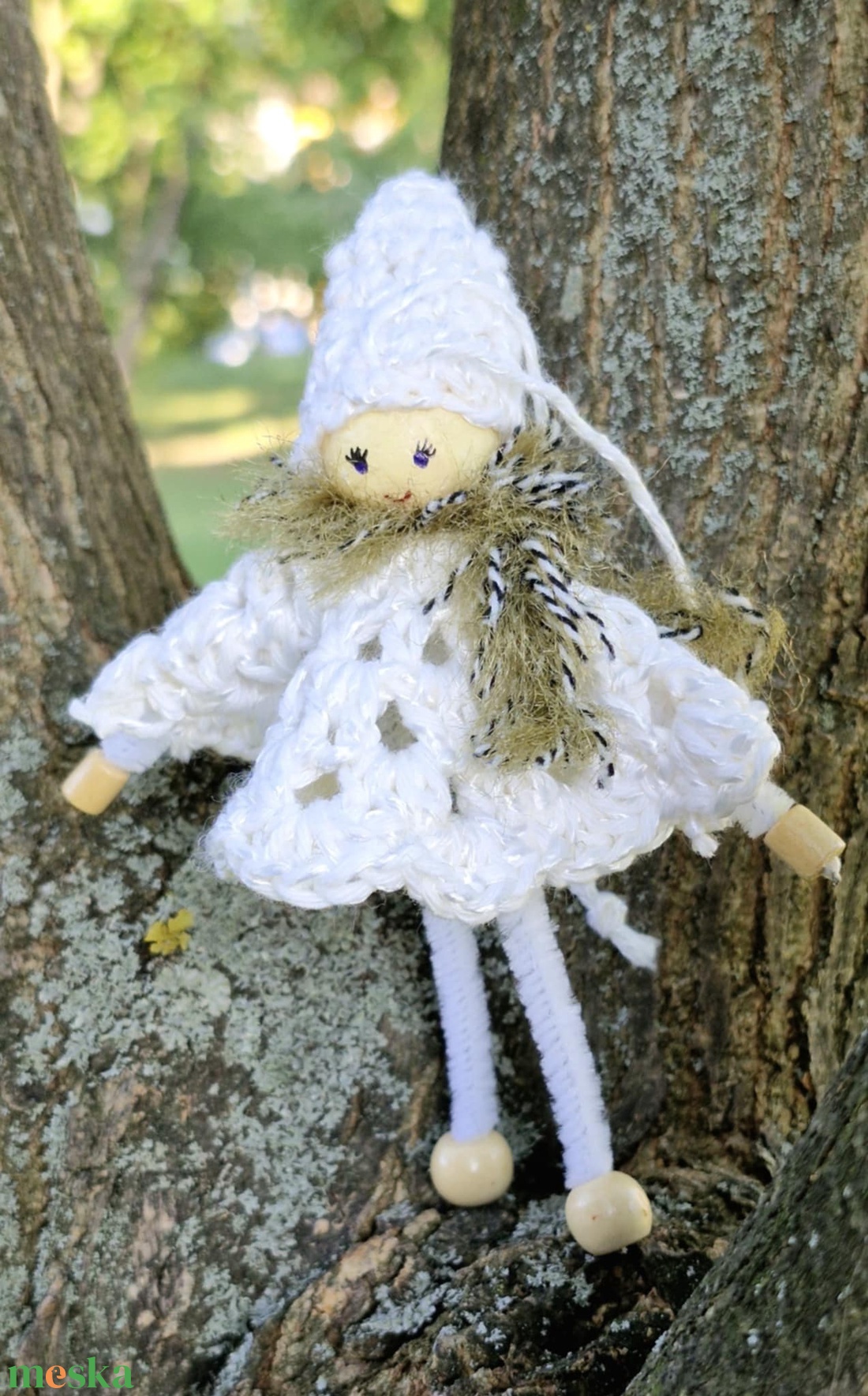 Horgolt manó - otthon & életmód - dekoráció - asztal és polc dekoráció - asztaldísz - Meska.hu