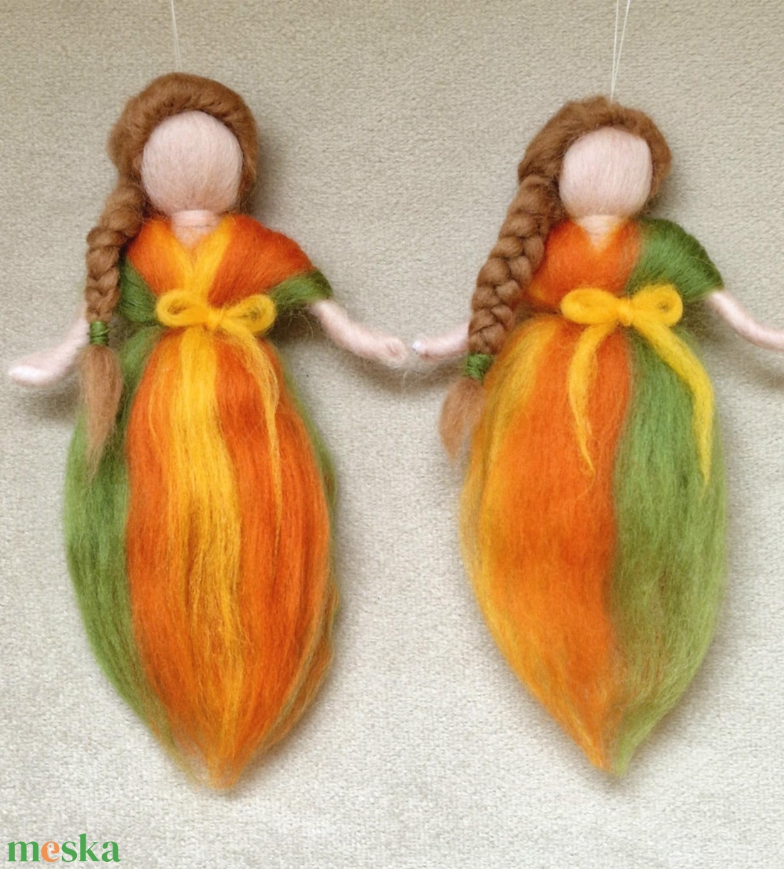 Őszi gyapjú tündér - játék & sport - baba & babaház - baba - Meska.hu